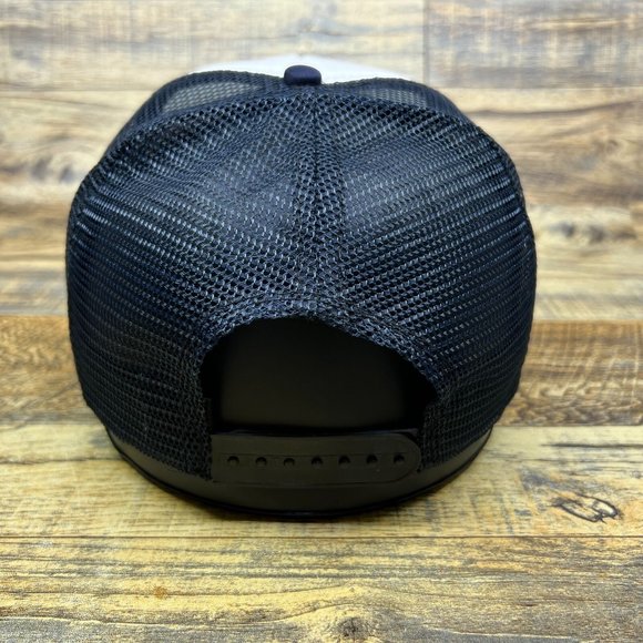 Telluride Colorado Mens Trucker Hat Navy Snapback Skiing Retro Logo Baseball Cap - Picture 5 of 8